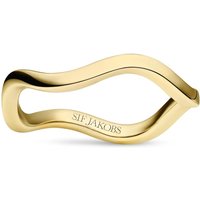 Sif Jakobs Jewellery Ringen - Ellera Waves Pianura Vergulde Ring in gold