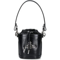 Vivienne Westwood Bucket bags – Structured Bucket Bag With Drawstring Closure in zwart