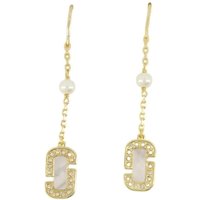 Marc Jacobs Oorbellen – Mop Drop Earrings – Metal – Gold in gold