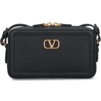 Valentino Garavani Hobo bags - "Alltime" Mini Crossbody Bag Black in zwart