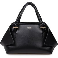 Salvatore Ferragamo Crossbody bags - Braided Handles Calfskin Handbag in zwart