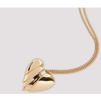 Amina Muaddi Kettingen - Heart Pendant Necklace in gold