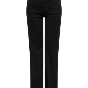 Only Onlblush Mid Straight Dnm Rea2343 Noos 15330777 Straight Leg Black Denim