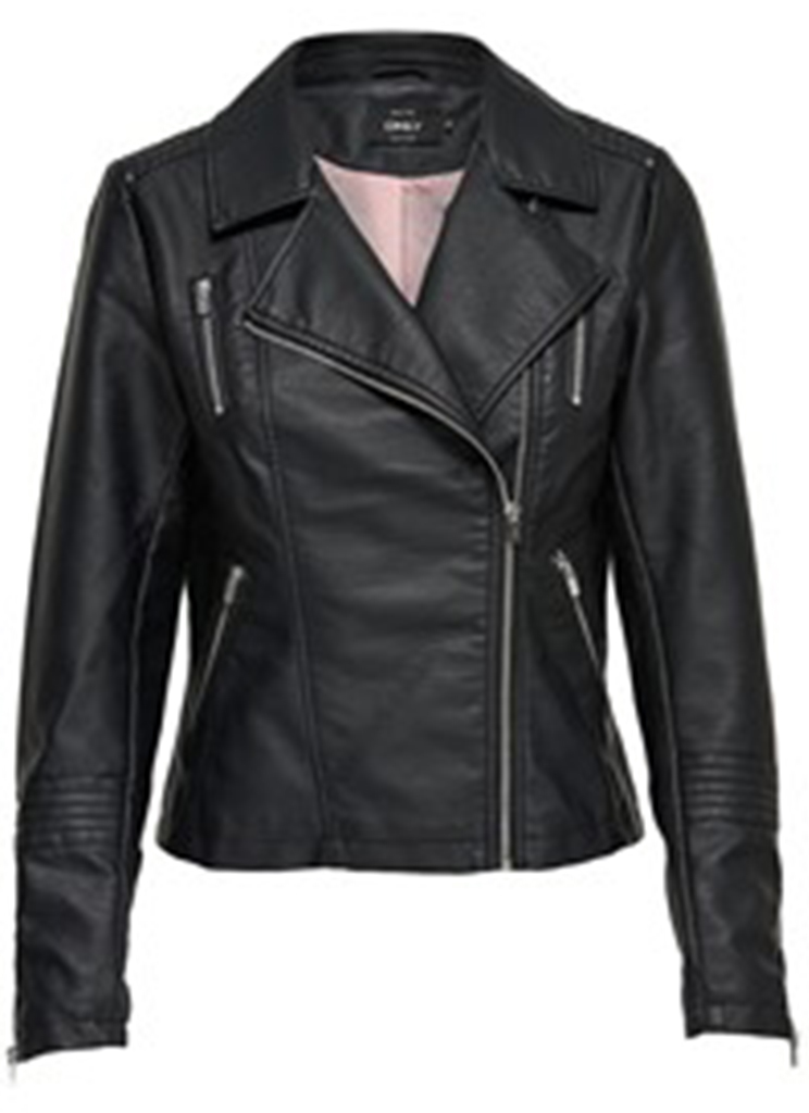 Only 15153079 Onlgemma Faux Leather Biker Leer En Leatherlook Black 15153079