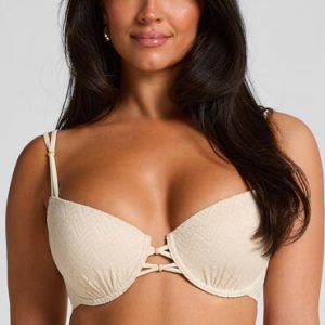 Hunkemöller Bikinitop Crochet Wit