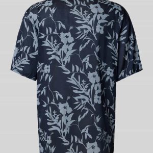 Bowlingoverhemd van een mix van modal en viscose