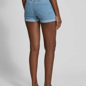 Regular fit korte broek van katoenmix, model ‘LUNA’