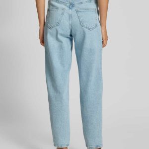 Mom fit jeans met studs, model ‘TESSA’