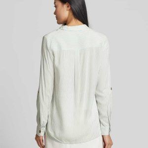 Regular fit overhemdblouse van pure viscose