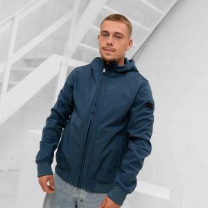 Malelions Signature Softshell Jas Heren Blauw – Maat L – Kleur: Blauw | Soccerfanshop