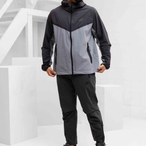 Nike Tech Woven Trainingspak Heren Donkergrijs/Grijs – Maat XL – Kleur: Donkergrijs | Soccerfanshop