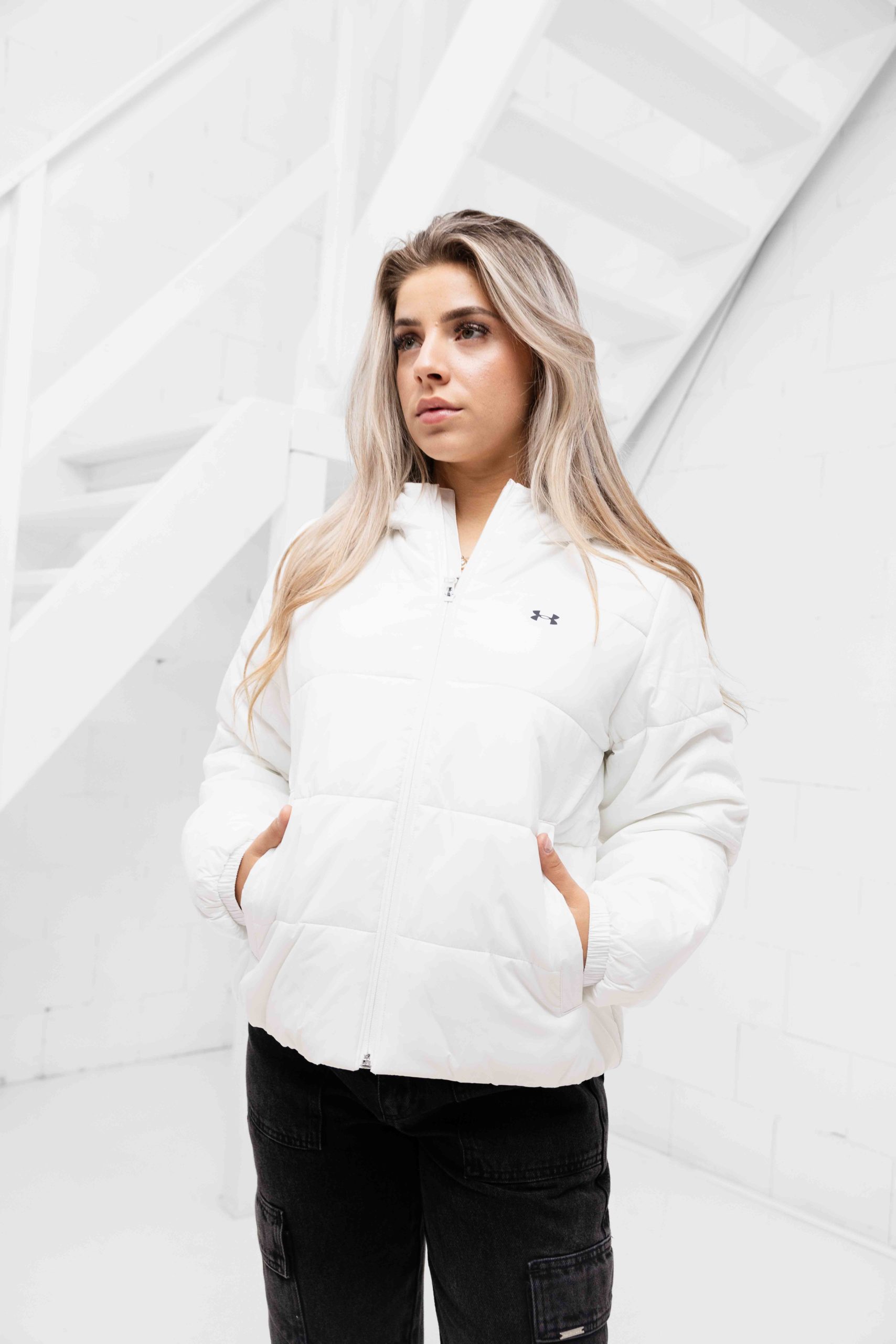 Under Armour Lightweight Insulated Winterjas Dames Wit - Maat XL - Kleur: Wit | Soccerfanshop