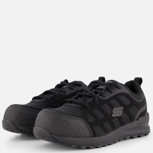 Skechers Work Bulklin Ayak Sneakers zwart Textiel