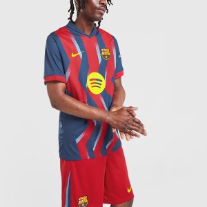 Nike FC Barcelona 2025/26 Fourth Shorts – Rood- Heren, Rood