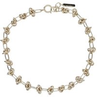 Justine Clenquet Kettingen - Gold Knot Chain Daria Choker in multi