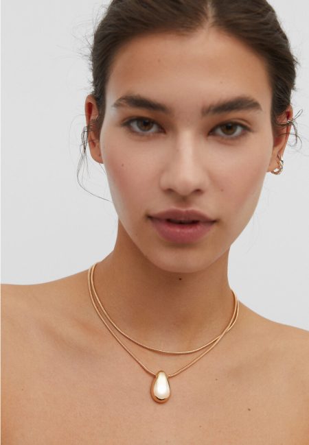 Stradivarius Druppelvormige ketting  Goud OS