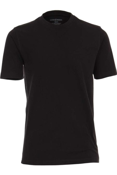 Casa Moda T-Shirt ronde hals zwart