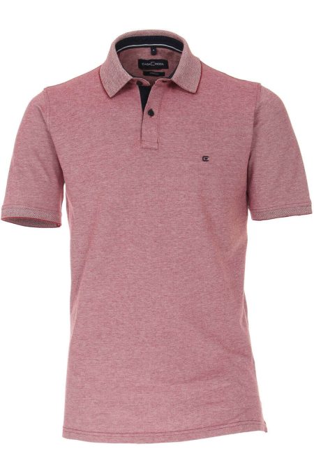 Casa Moda Polo shirt Korte mouw rood/wit