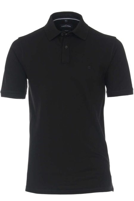Casa Moda Polo shirt Korte mouw zwart