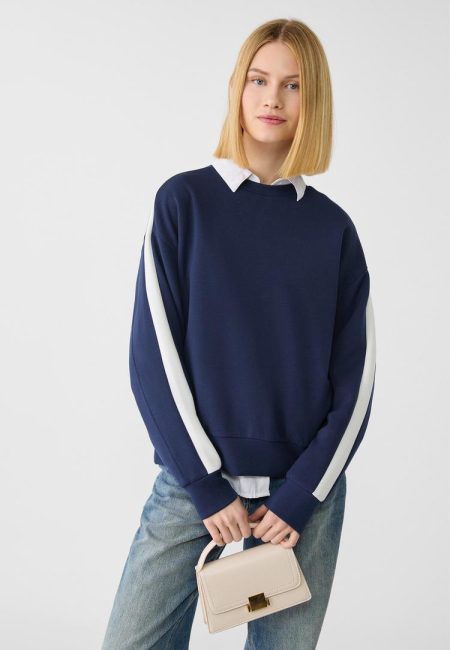 Stradivarius Schoudertas met twee hengsels  Ecru OS