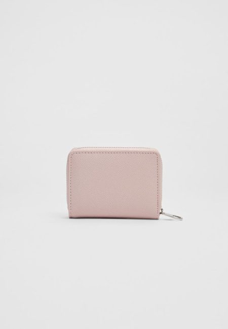 Stradivarius Rechthoekige portemonnee  Pastelroze OS