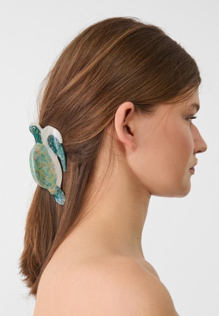 Stradivarius Haarspeld schildpadbont  Groen OS