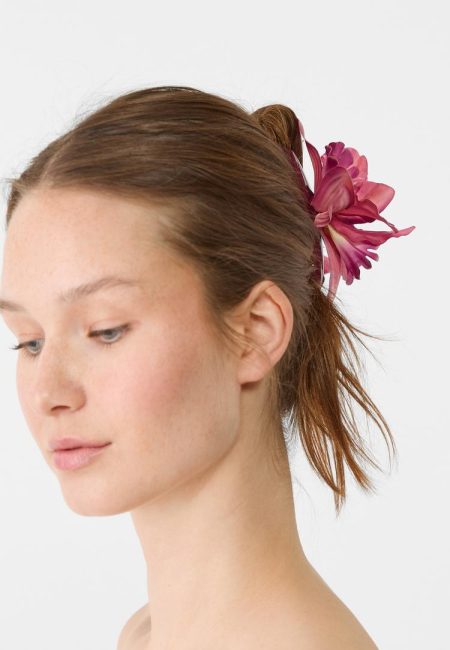 Stradivarius Haarspeld met orchideeënbloem  Roze OS