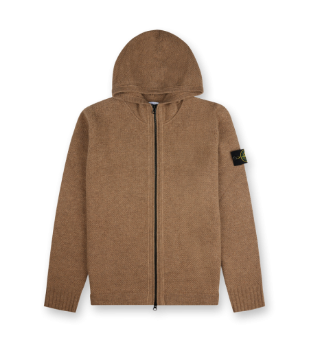 Brown Zip-up Knit - XXL