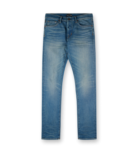 Distribution Slim Fit Denim Jeans Washed Blue - 36