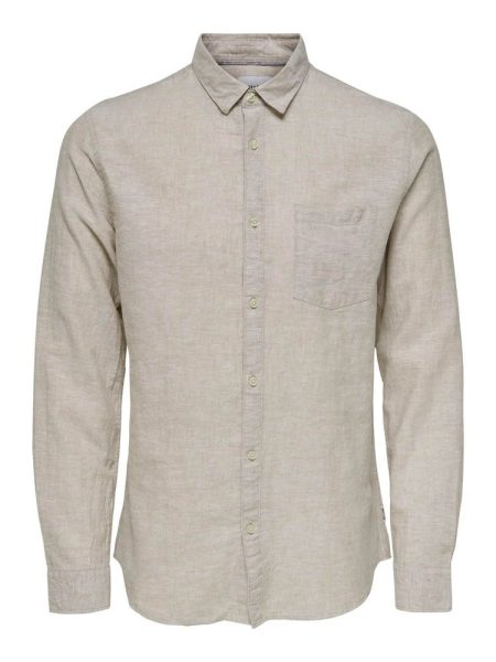 Only&Sons Caiden Solid Linen Shirt