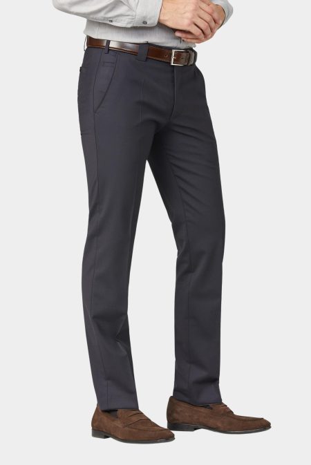 Meyer Wollen Pantalon Blauw ROMA Art.9-344 1150934400/17