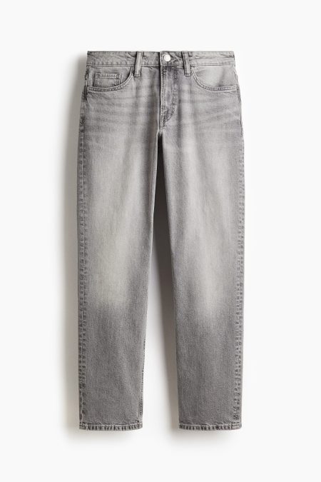 H & M - Regular Jeans - Grijs