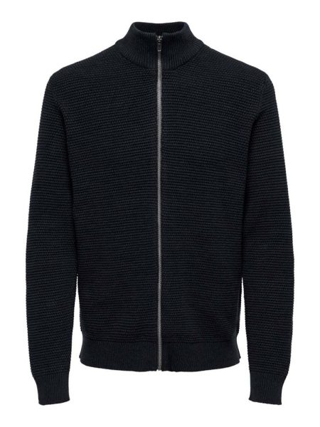 Only&Sons Daniel 5 Zip Cardigan Knip