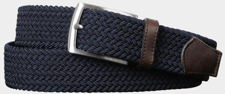 Profuomo Riem Blauw elastische riem navy PP1R00089/410