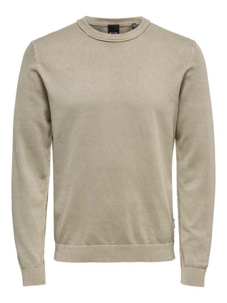 Only&Sons Onsclark Reg Wash Crew Knit