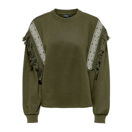 Only Luna L/s Frill O-neck