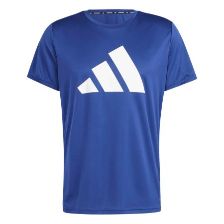 Adidas Run It Tee 3 Stripes Heren