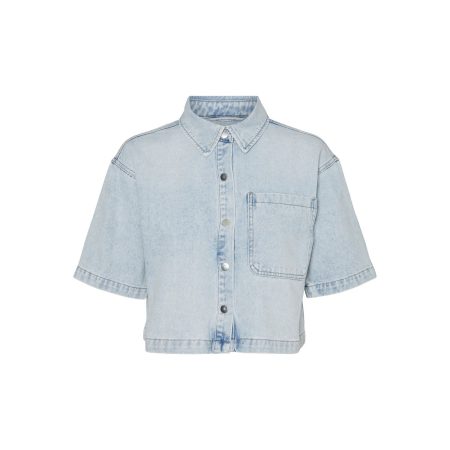 Vero Moda Lila 2/4 Loose Denim Shirt