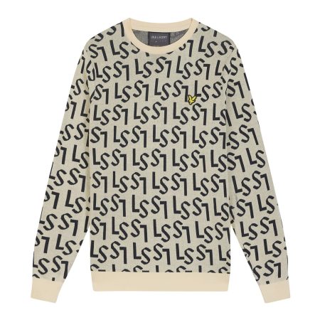 Lyle&Scott Golf Monogram Knitted Crew Neck