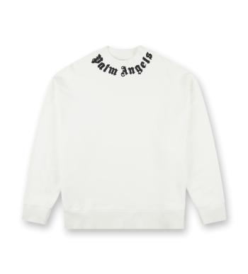 Neck Logo Crewneck Off White - XL