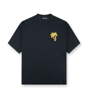 Burning Palm Tee Black - M