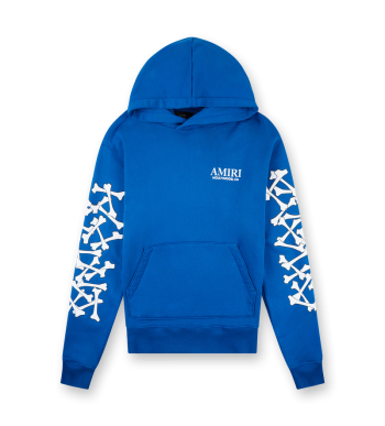 Blue Bones Stacked Hoodie - M