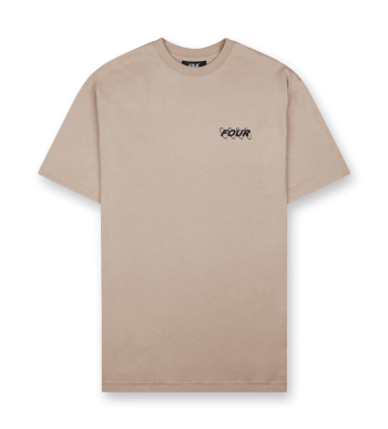 Circles Logo T-shirt Vintage Khaki - XXL