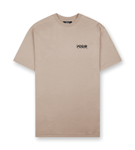 Circles Logo T-shirt Vintage Khaki - M