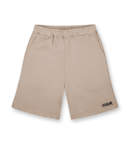 Circles Logo Shorts Vintage Khaki - S