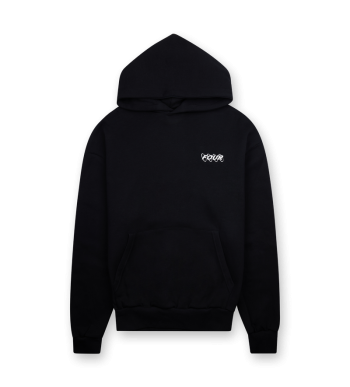 Circles Logo Hoodie Black - XS