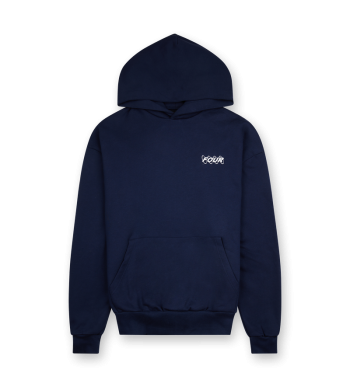 Circles Logo Hoodie Marine Blue - XL