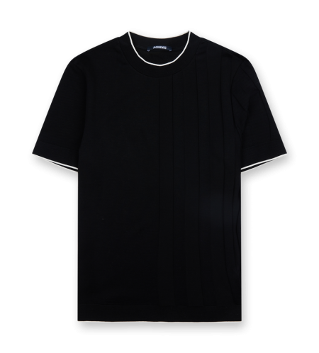 Le T-shirt Tricot Black - XL