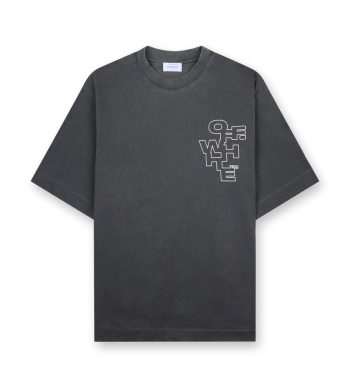 Outline Arrow Skate Tee Grey - M