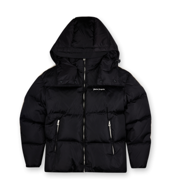 Hooded Track Down Jacket Black - S